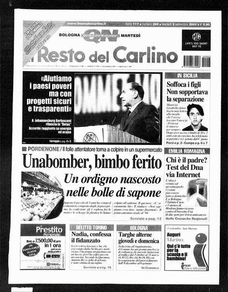 Il Resto del Carlino : giornale dell'Emilia